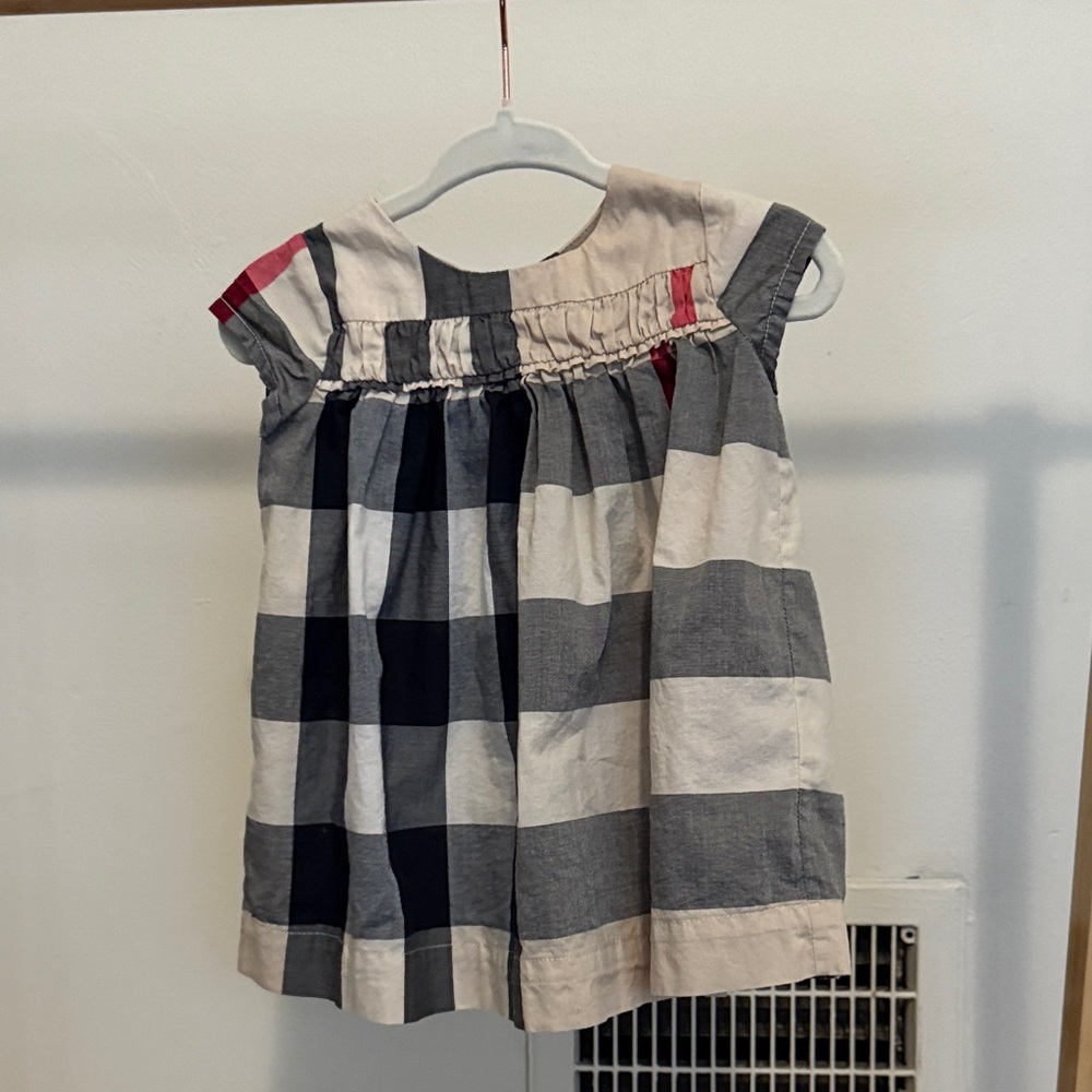 Burberry Plaid Kids Dress - SIZE 6 MONTHS
